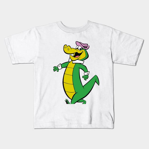 Wally Gator Kids T-Shirt by RainbowRetro